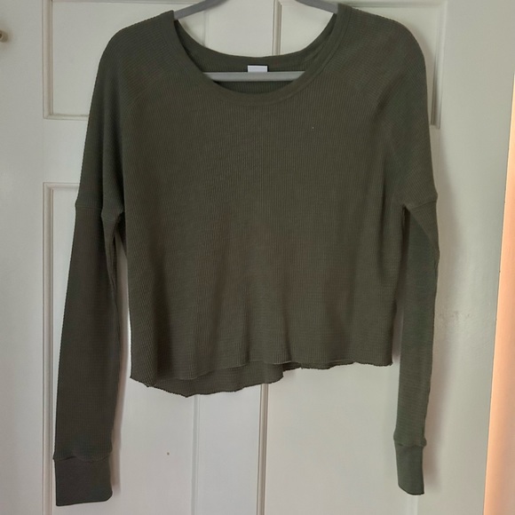 Tna Waffle Crew Boxy Longsleeve - Picture 3 of 5